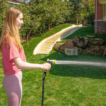 a shower hose
