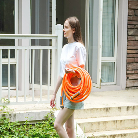 Fevone 105 ft Orange Garden Hose