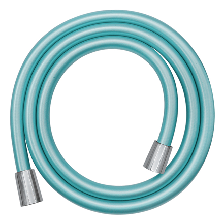 black shower head and hose
