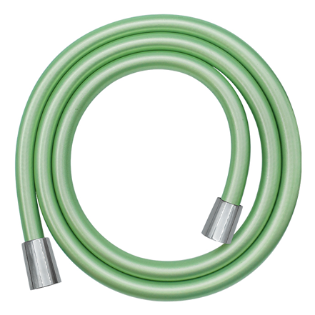 black shower head and hose
