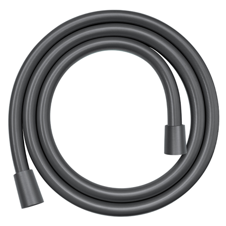 black shower head and hose
