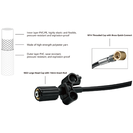 bristan shower head and hose
