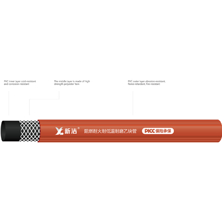 XINJIE Flame Retardant and Wear-resistant Acetylene Hose