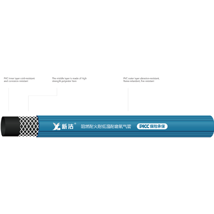 XINJIE Flame Retardant and Wear-resistant Oxygen Hose