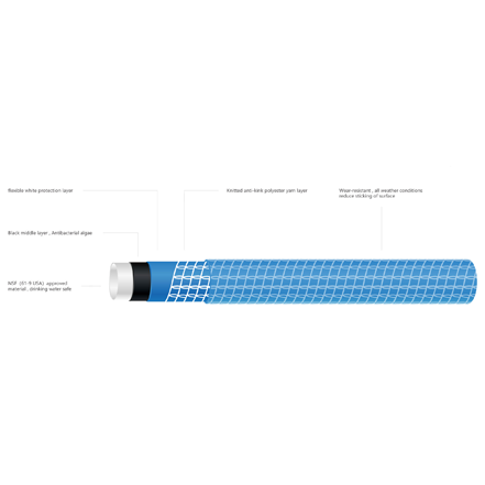 electric shower with fixed head and hose
