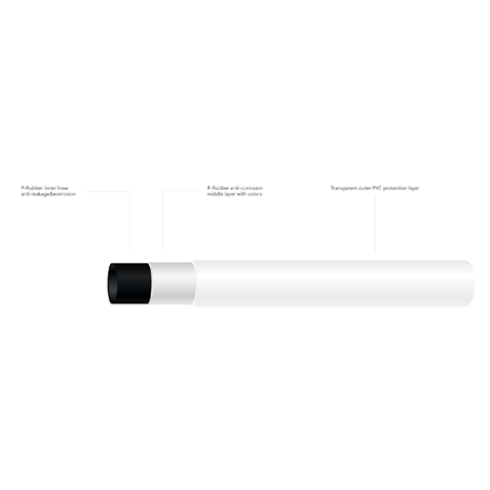flat shower head with hose
