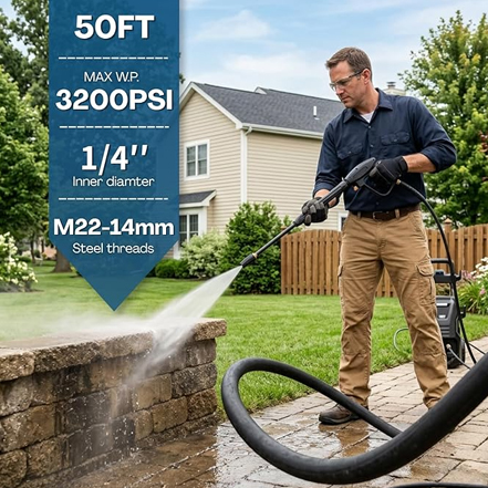  Heavy Duty Power Washer Hose